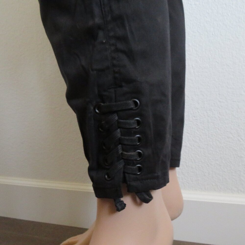 LANE BRYANT Jeans Women Mid Rise Skinny with Lace Detail Black Plus Size 20 NWT - Picture 4 of 4